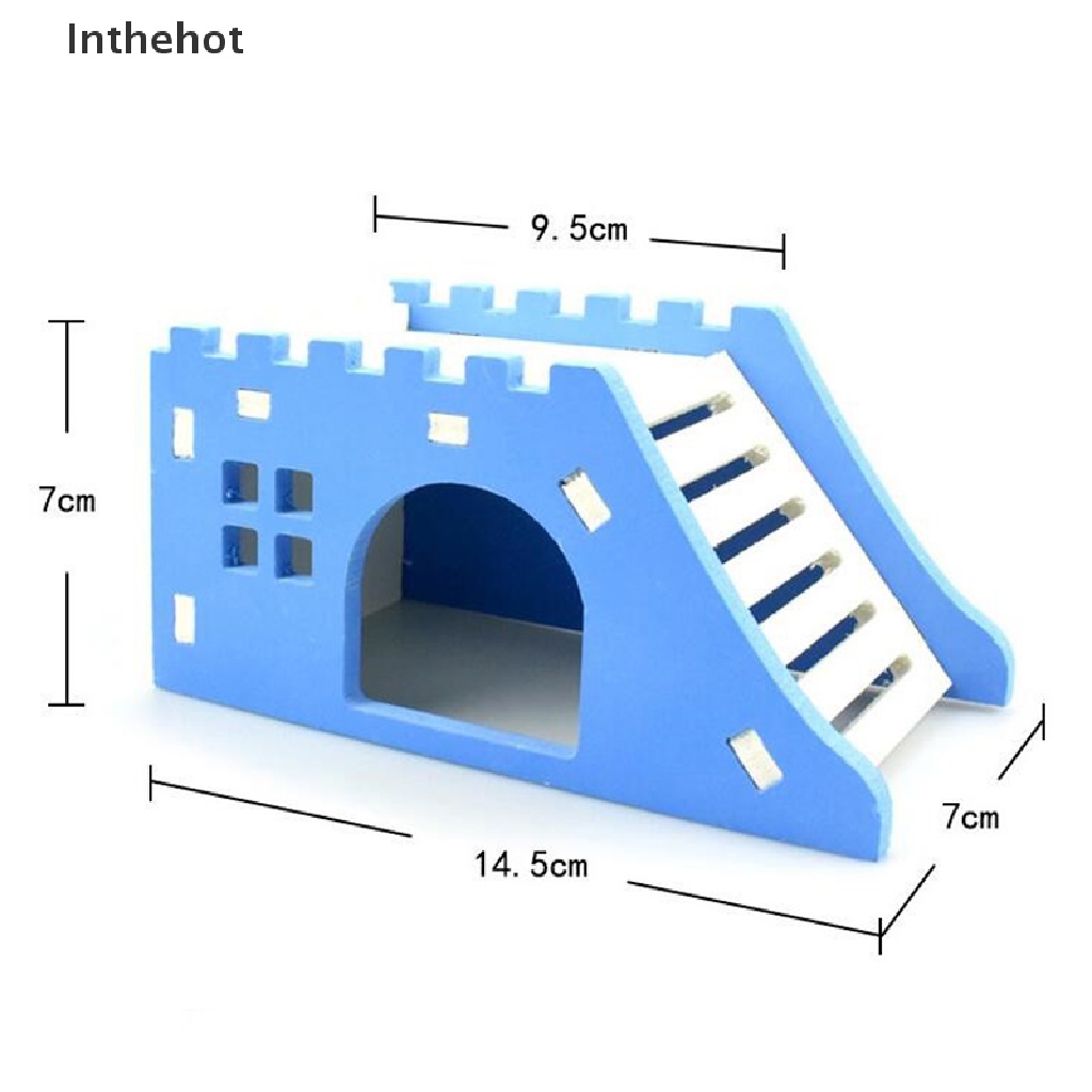 Đồ chơi cầu thang hình lâu đài độc đáo cho chuột hamster