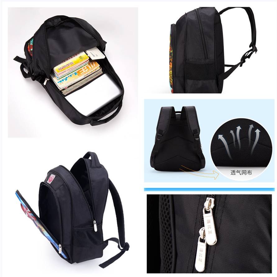 Ba Lô In Họa Tiết Hoạt Hình Hd Sức Chứa Lớn Thoáng Khí Làm Quà Tặng Sinh Nhật Cho Bé