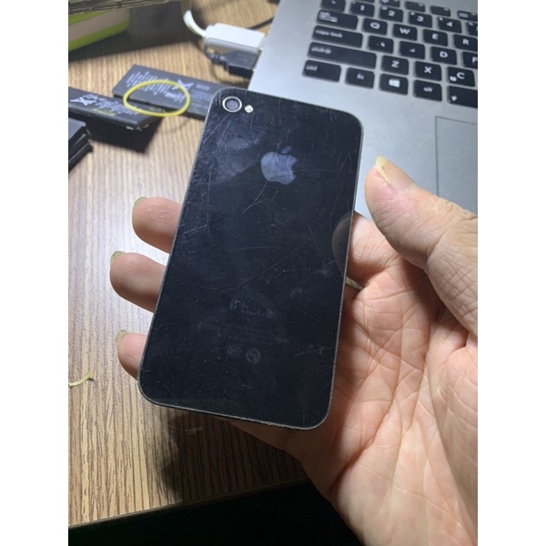 Nắp lưng iphone 4 tháo máy màu đen | BigBuy360 - bigbuy360.vn