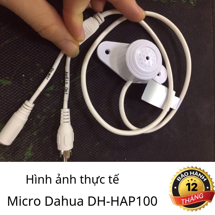 Mic Thu Âm Cho Camera Dahua DH-HAP100 HAP100 Chống Sét Và Sốc Nguồn (chính hãng DAHUA VN)