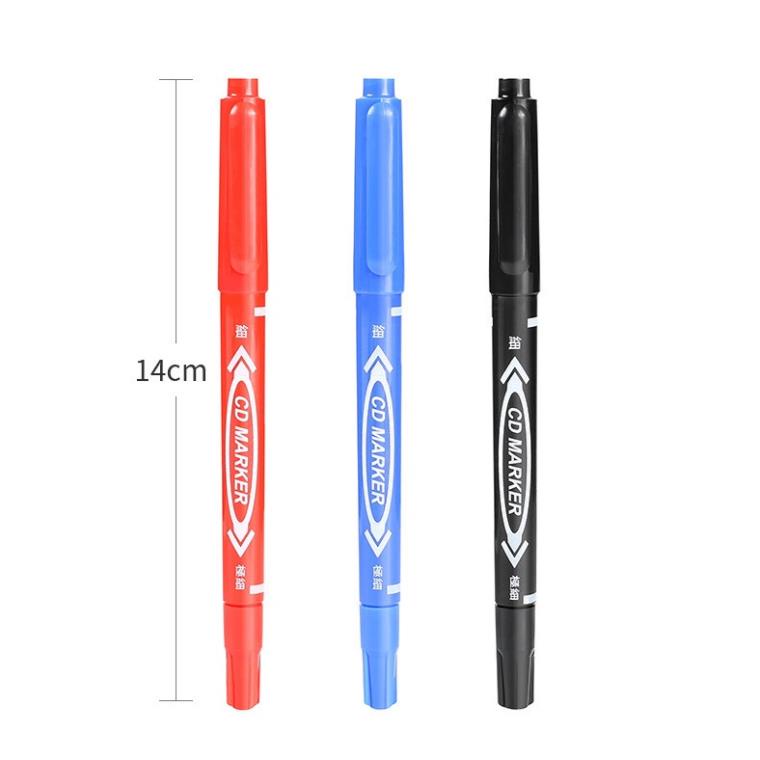 Bút dạ KOLANO Marker 2 đầu size bé bút lông dầu đánh dấu không trôi mực SP-001370