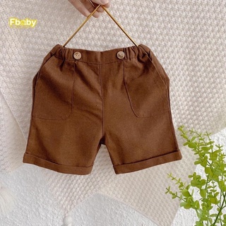 Quần Short kaki Linen bé trai