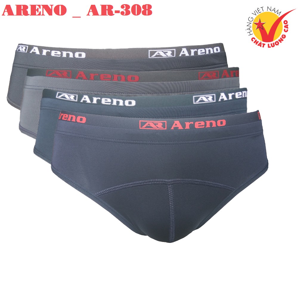 Combo 4 quần lót nam cao cấp ARENO _ AR-308 4 màu