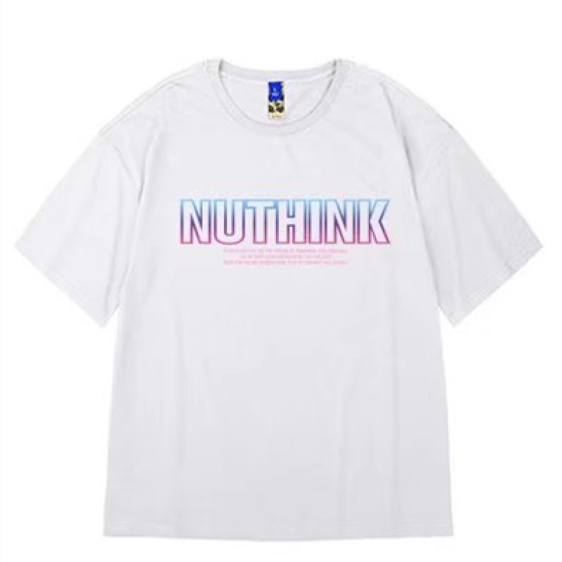 Áo Thun Tay Ngắn Cổ Tròn In Chữ Thời Trang Unisex Size M-8XL