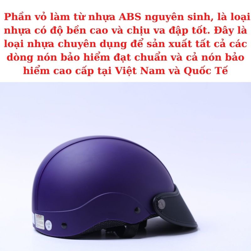 Mũ Bảo Hiểm Nửa Đầu Nam Nữ Cao Cấp Nón Bảo Hiểm Chính Hãng Có Kính Nửa Đầu 1/2 Nhiều Tem Siêu HOT