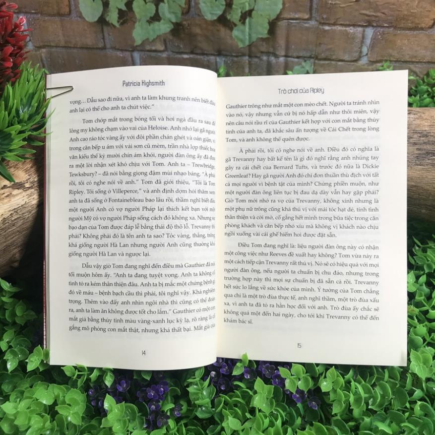 Sách - Trò Chơi Của Ripley (Patricia Highsmith) - Tiểu Thuyết - Bách Việt