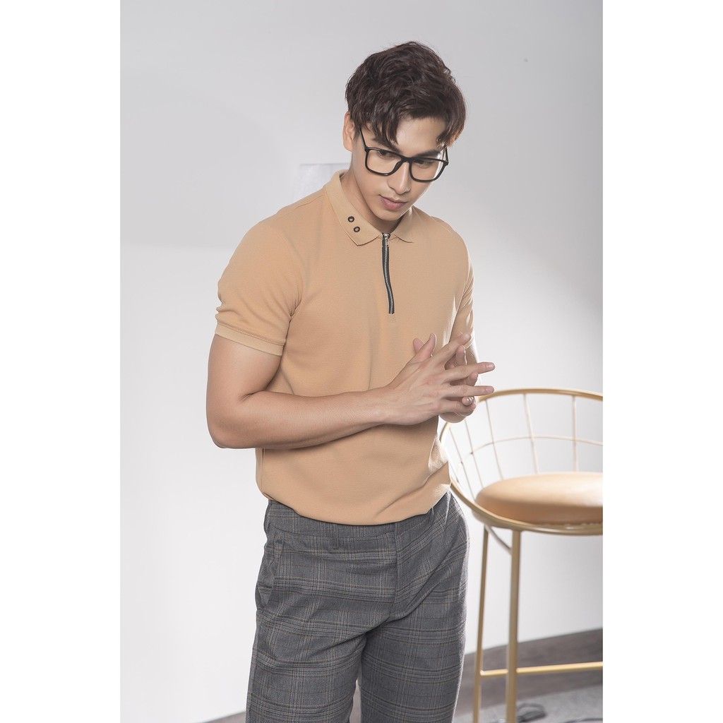 Áo polo BEN & TOD cotton cao cấp họa tiết co giãn phong cách năng động 19264 | BigBuy360 - bigbuy360.vn