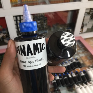 Mực xăm Dynamic Zuper Triple Black 240ml