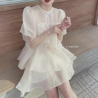 ĐẦM BABYDOLL PHỐI TẦNG (KÈM VIDEO HÌNH THẬT)