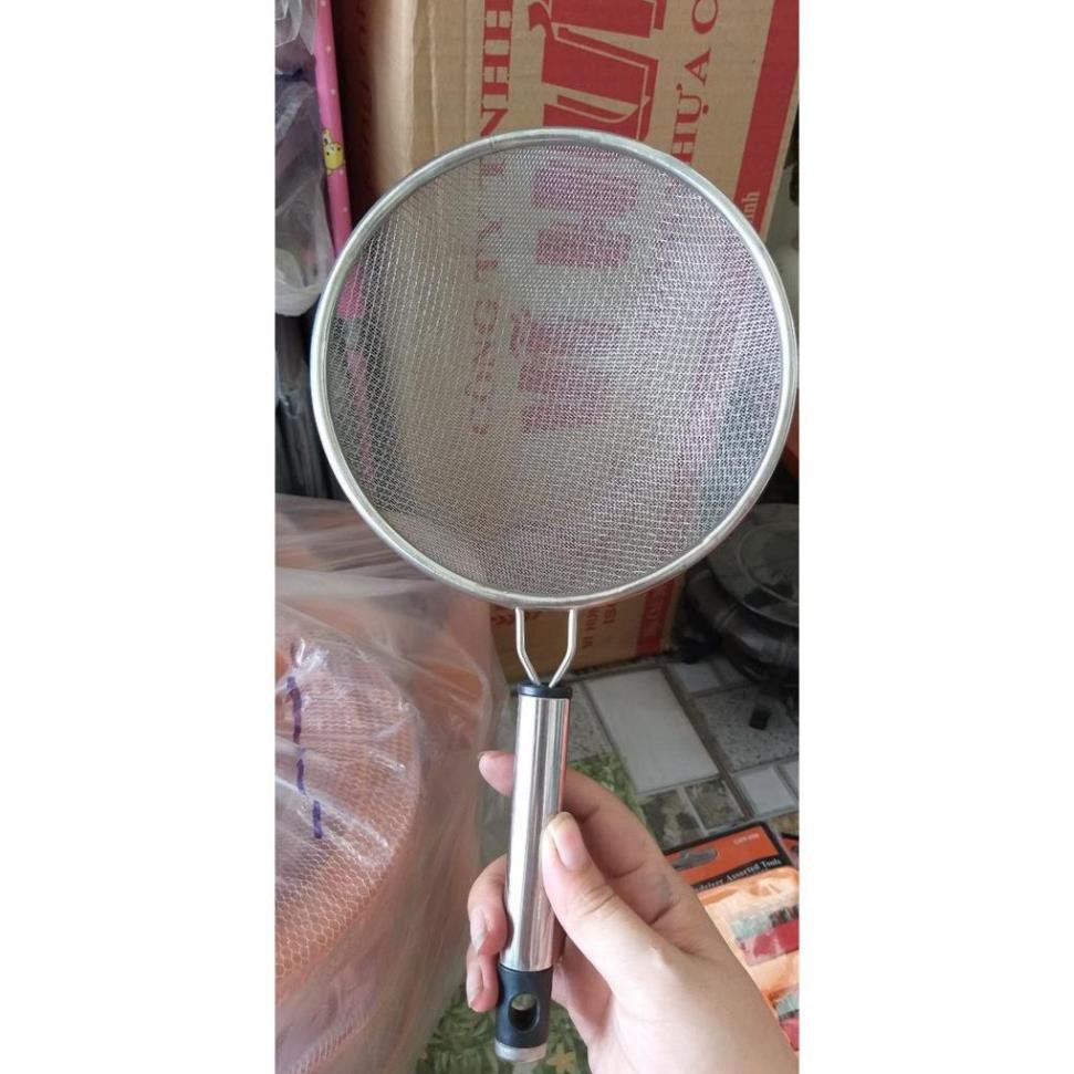 Dụng cụ lọc cua, lọc bột cháo bằng inox hàng đẹp