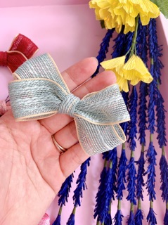Kẹp mái nơ ruy-băng handmade