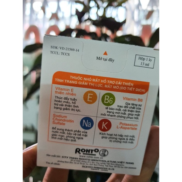 Nước nhỏ mắt Rohto Vitamin 13ml - Đông Anh Pharmart