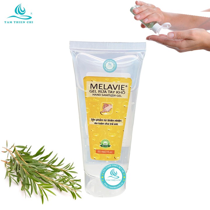 COMBO Nước lau sàn đuổi côn trùng MỘC S chai 500ml kèm GEL rửa tay khô kháng khuẩn MELAVIE MHT 60ml BSH