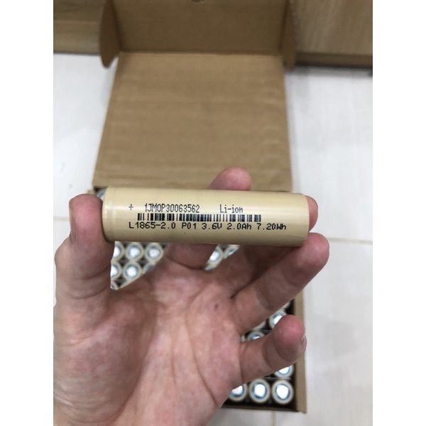 Cell pin 18650 Sanpu hàng nội địa trung quốc chất lượng ~ Lishen - Dl 2000mah Xả cao 10C - 20A - Pin mới chính hãng