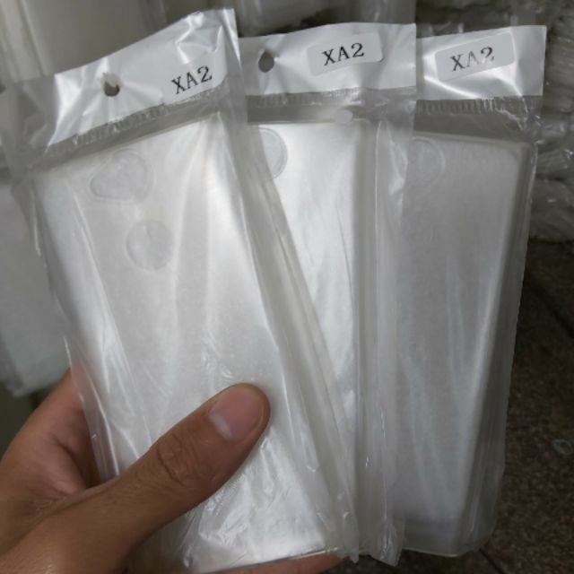 Bộ 3 chiếc ốp dẻo silicon sony XA2 trong suốt (loại tốt)