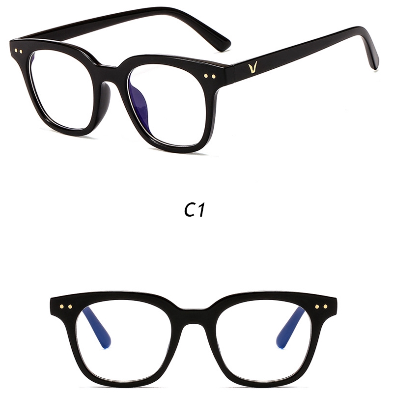 Kính Mát Gọng Mắt Mèo Chống Ánh Sáng Xanh Phong Cách Retro