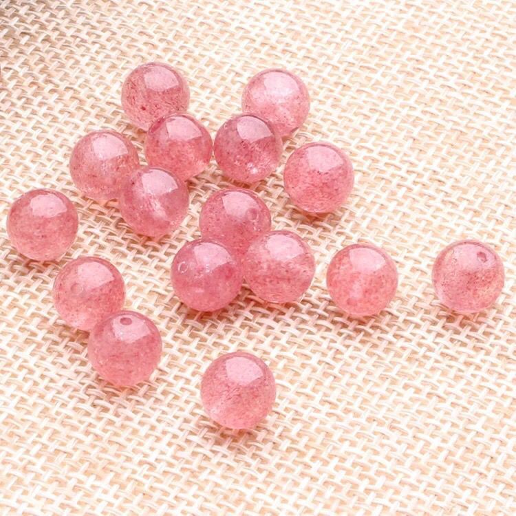 Chuỗi Hạt Đá Thạch Anh Dâu Tự Nhiên | BigBuy360 - bigbuy360.vn