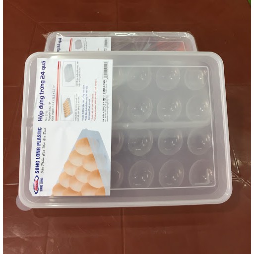 Hộp đựng trứng 1 tầng 24 quả hàng VN