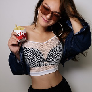 Áo Croptop Lưới 2 dây