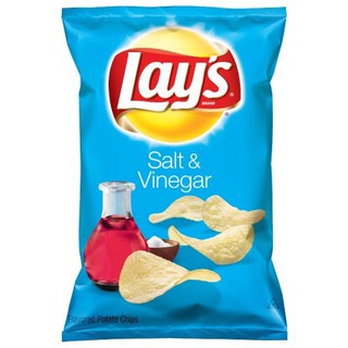 Snack Salt & Vinegar Lays 184.2 gram- Nhập khẩu Mỹ