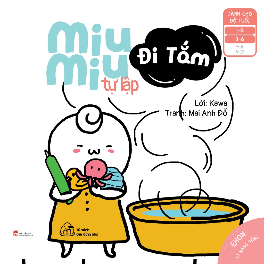 Sách - Ehon Kĩ Năng Sống - Miu Miu Tự Lập - Combo 6 tập (1-6 tuổi) | BigBuy360 - bigbuy360.vn
