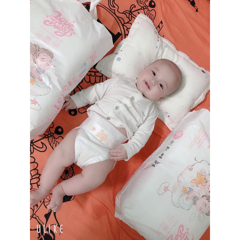 Bỉm, tã quần hữu cơ Love Baby NB36/S50/M46/L42/XL38