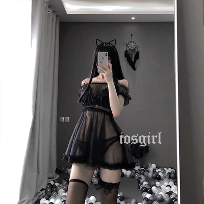 Đầm ngủ xuyên thấu phối ren gợi cảm cho nữ