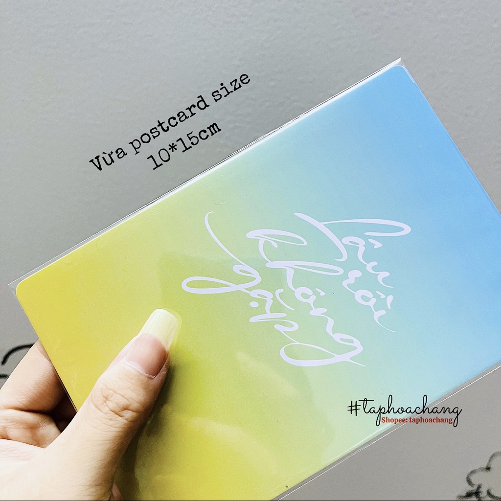 Túi đựng postcard, thẻ hình, card kpod, thẻ bài, ảnh, phụ kiện sách truyện có dán - Túi bọc postcard - Sleeve Postcard