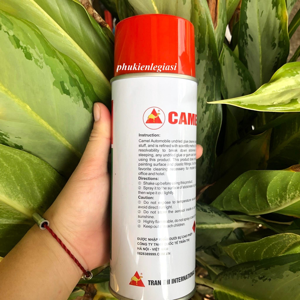 Chai Xịt Tẩy Nhựa Đường Ô Tô , Chai Tẩy Keo , Băng Dính, Keo Decal CAMEL 450ML