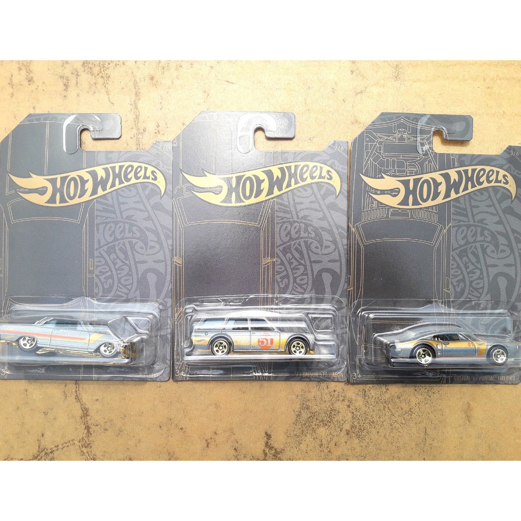 Hotwheels Set 6 Phụ Kiện Cho Máy Ảnh Datsun 510 Wagon 63 Chevy Plymouthino Aristo 51th