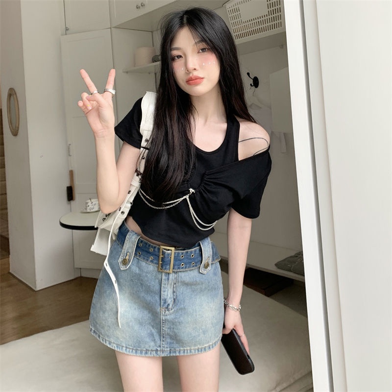 Áo Thun NgắN Tay Giả Hai LớP ThờI Trang Cho Nữ JL-TX-336