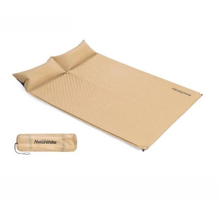 Đệm đôi NatureHike NH18Q010-D tự bơm hơi kèm gối siêu tiện lợi