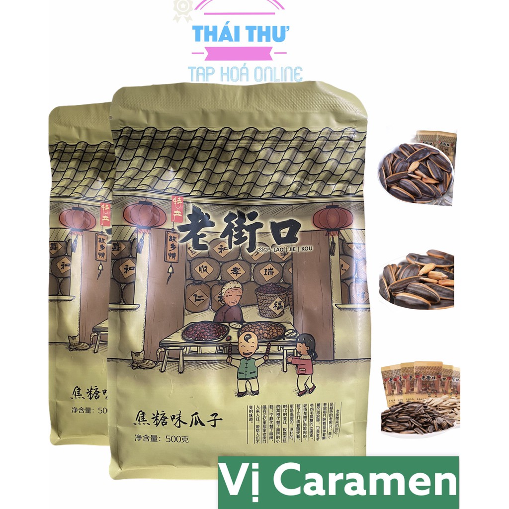 Hướng Dương Bà Già Vị caramen 500g