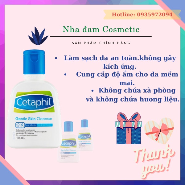 Sữa Rửa Mặt Dịu Nhẹ Cetaphil 125ml