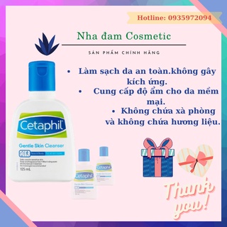 Sữa rửa mặt dịu nhẹ cetaphil 125ml