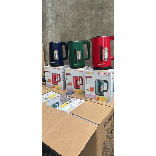 Ấm siêu tốc Thái Lan GUCKDD 2 lớp 2.5 lít cách nhiệt chắc chắn - Ấm đun nước công suất lớn đun sôi nhanh sang trọng