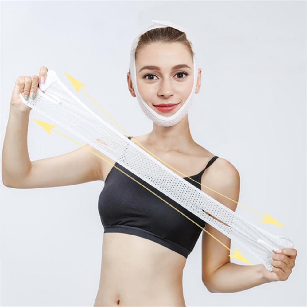 Đai Đeo Nâng Cơ Mặt / Tạo Cằm Chữ V / Mặt Nạ Thoáng Khí Giảm Nếp Nhăn Làm Săn Chắc Da