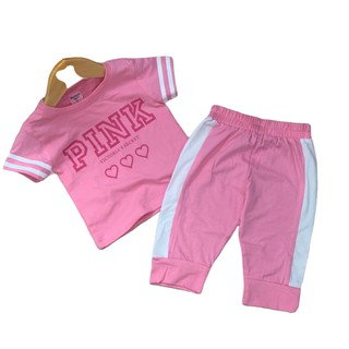 Bộ lửng tay đùi bé gái thun coton 4 c mịn đẹp từ 7-22kg