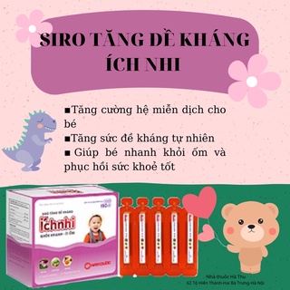 (1 hộp )Siro tăng sức đề kháng Ích Nhi- Nâng cao sức đề kháng , giúp bé khoẻ nhanh, ít ốm