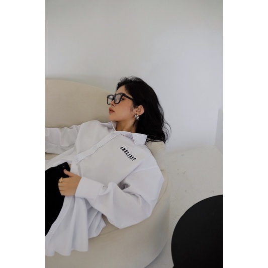 Áo sơ mi dáng rộng vạt bầu - Amélie | BigBuy360 - bigbuy360.vn