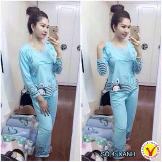 Bộ đồ sau sinh mở nắp cho con bú