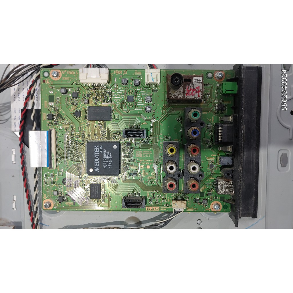 Bo Nguồn MẠCH Vi xử lý mạch cao áp đôi loa tivi Sony KLV 32bx350