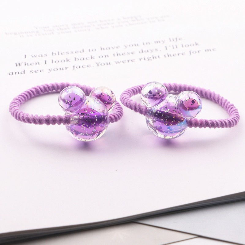 Set 2 Dây Cột Tóc Hình Thú Dễ Thương Cho Bé Gái