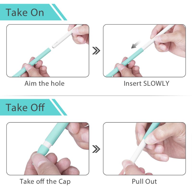 Vỏ Bảo Vệ Bút Cảm Ứng Bằng Silicon Chống Thất Lạc Tiện Dụng Cho Bút Cảm