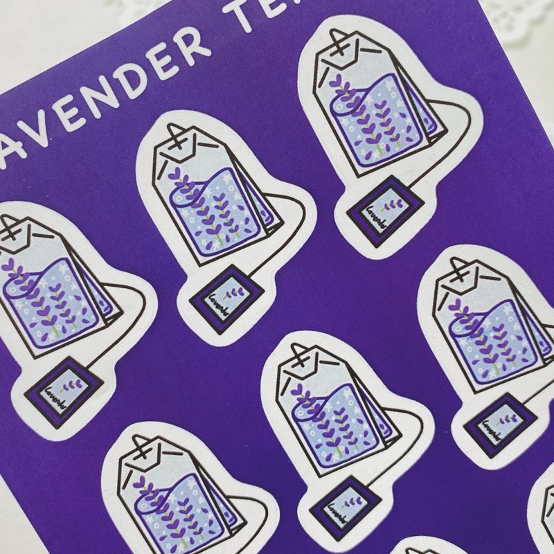 Tea bag stickers - sticker túi trà