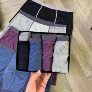 Set 4 quần lót boxer lưới cho nam