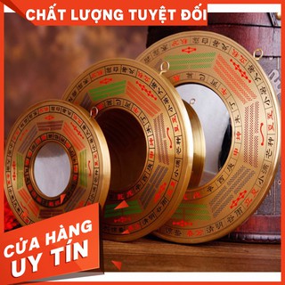 Gương bát quái tiên thiên bát quái lồi 20,32cm cao cấp