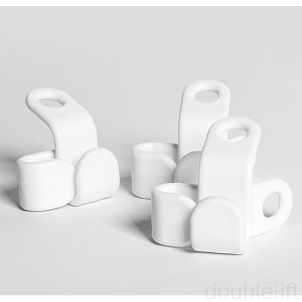 Set 6 Móc Nhựa Treo Quần Áo Nhiều Tầng Tiết Kiệm Không Gian