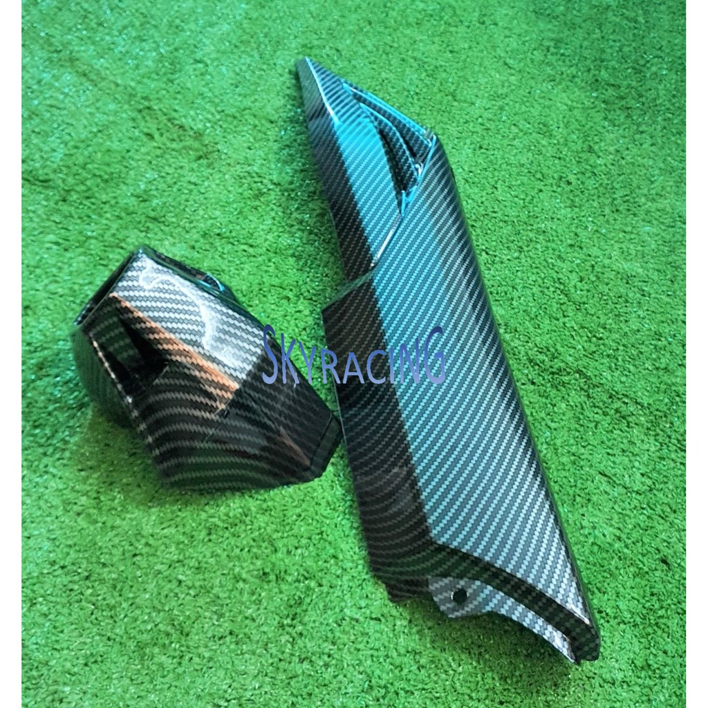 Bộ 2 món che pô và ốp đuôi pô xe Winner
