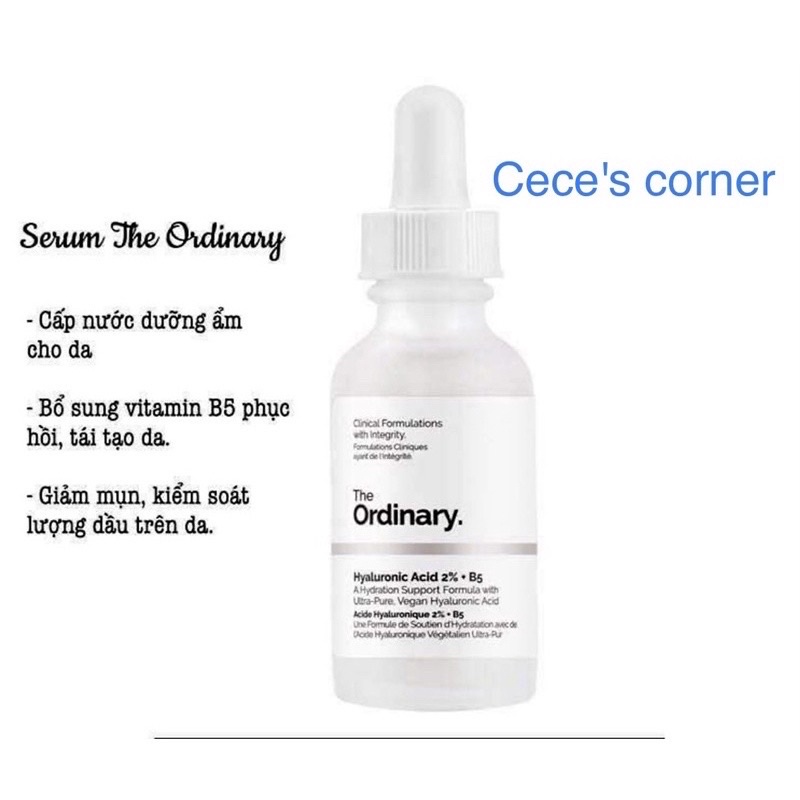 The Ordinary Hyaluronic Acid 2% + B5 - Serum Cấp Nước Và Phục Hồi Da | BigBuy360 - bigbuy360.vn